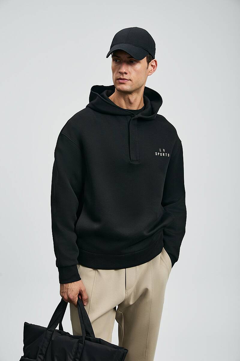 Road Erkek Sweatshirt Siyah - 4