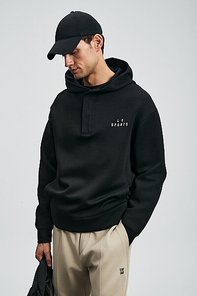 Road Erkek Sweatshirt Siyah - 5