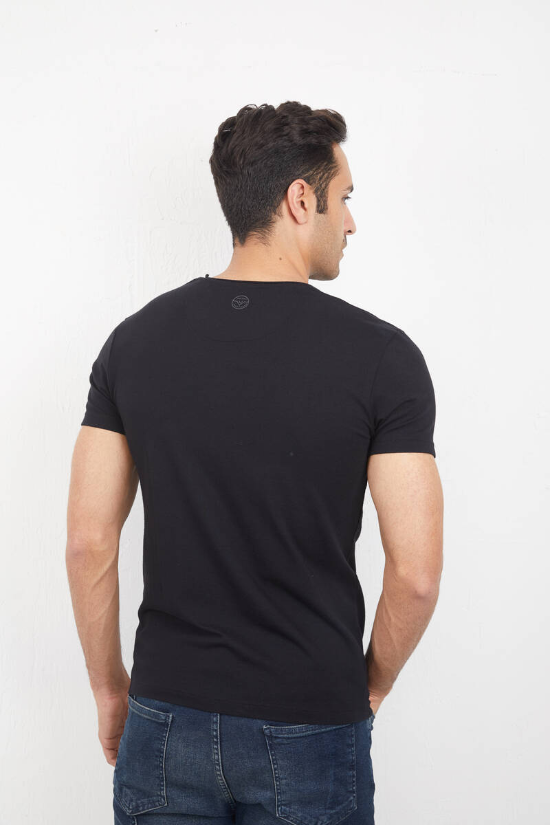 Roam Men's T-Shirt Black - 4