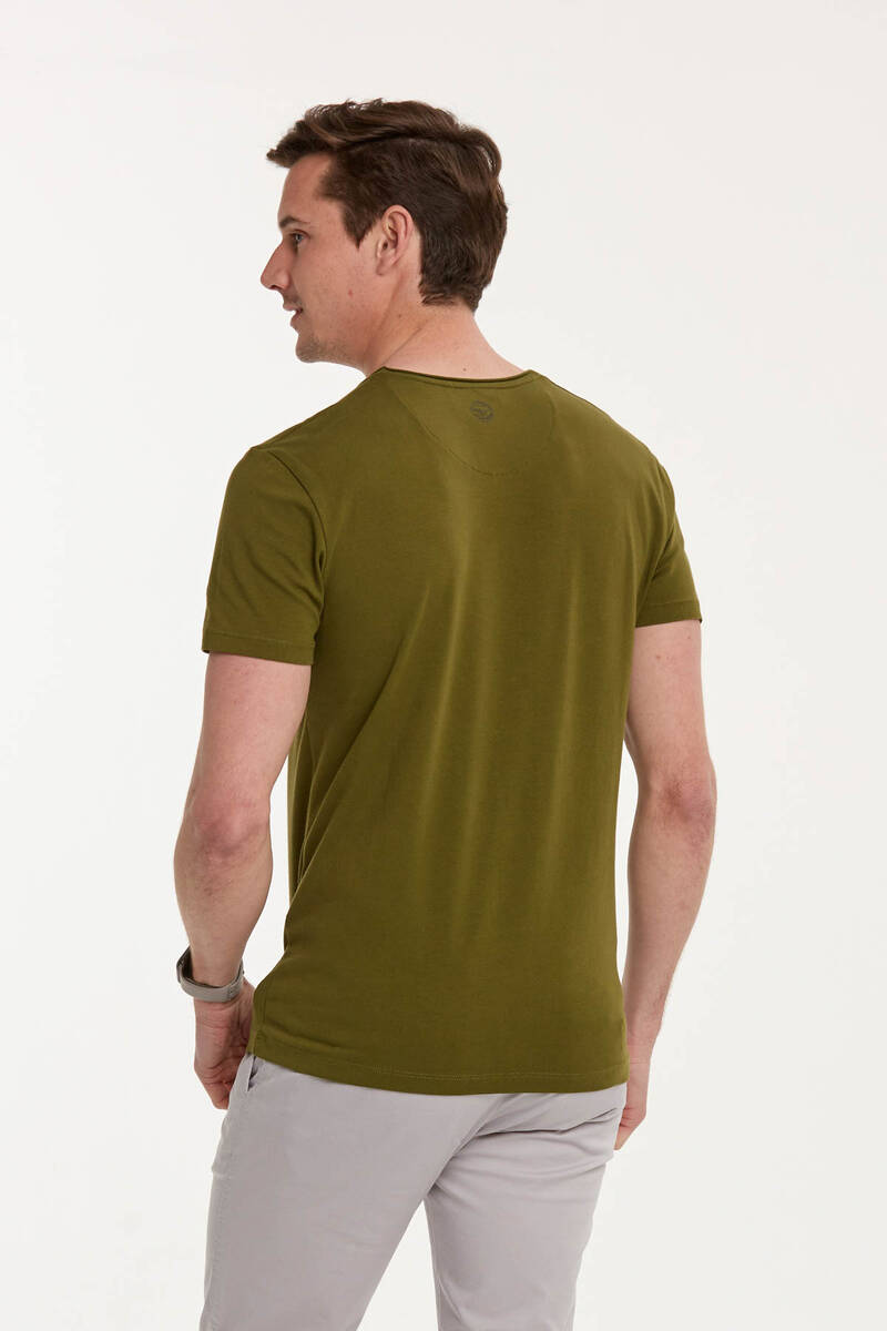 Roam Men's T-Shirt Khaki - 4