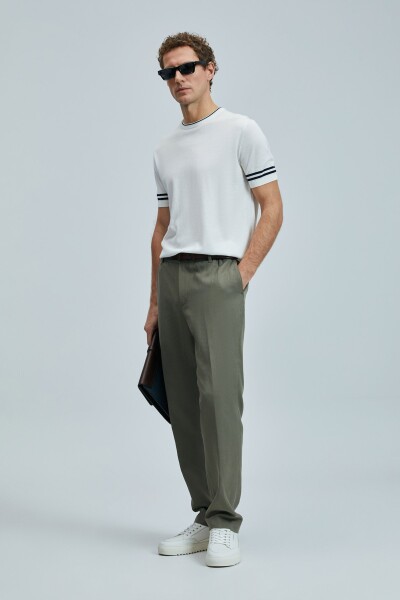 Robert Erkek İpek Karışımlı Kazak Kırık Beyaz - 3