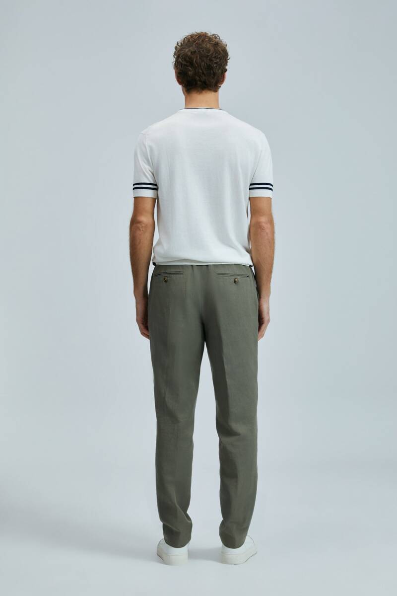 Robert Erkek İpek Karışımlı Kazak Kırık Beyaz - 6