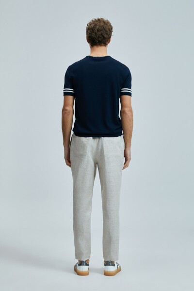 Robert Erkek İpek Karışımlı Kazak Lacivert - 6