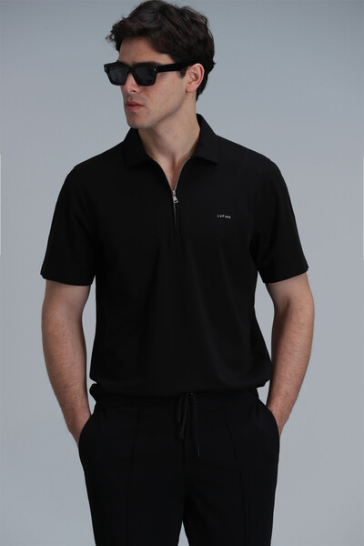 Robert Smart Erkek Polo Tişört Siyah 
