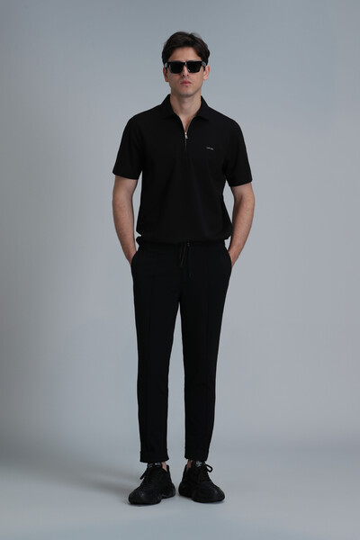 Robert Smart Men's Polo T-Shirt Black - 2