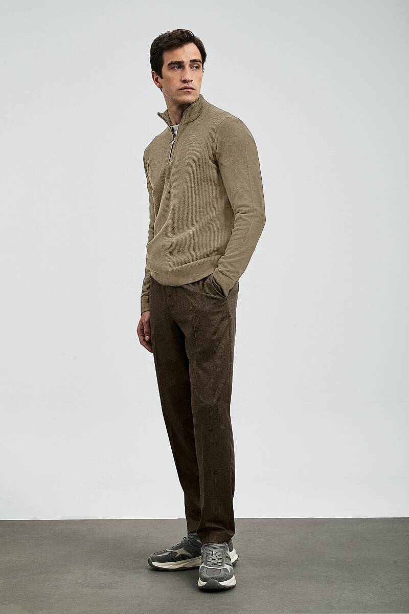Robın Men’s Sweater Olive Green - 2