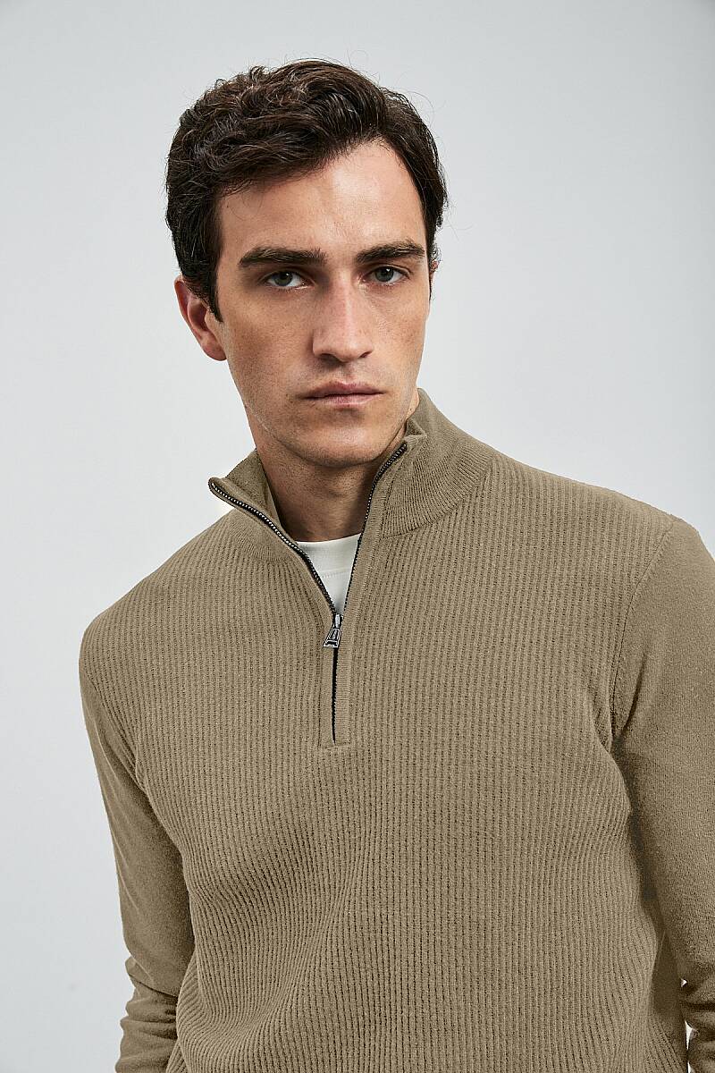 Robın Men’s Sweater Olive Green - 5