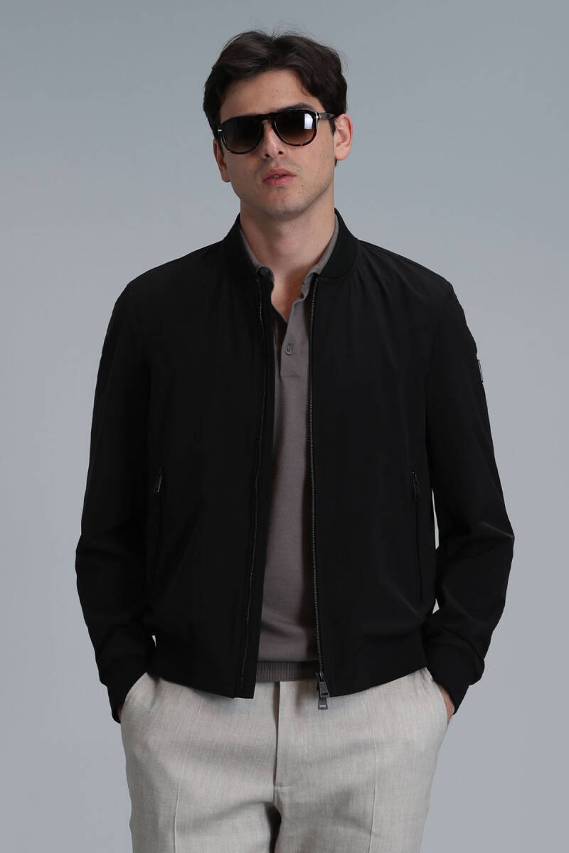 Roger Men's Coat Black - 1