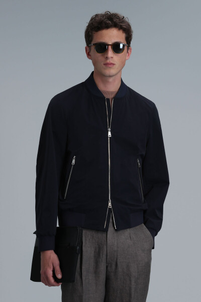 Roger Men's Coat Navy Blue 