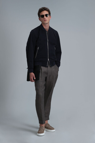 Roger Men's Coat Navy Blue - 2
