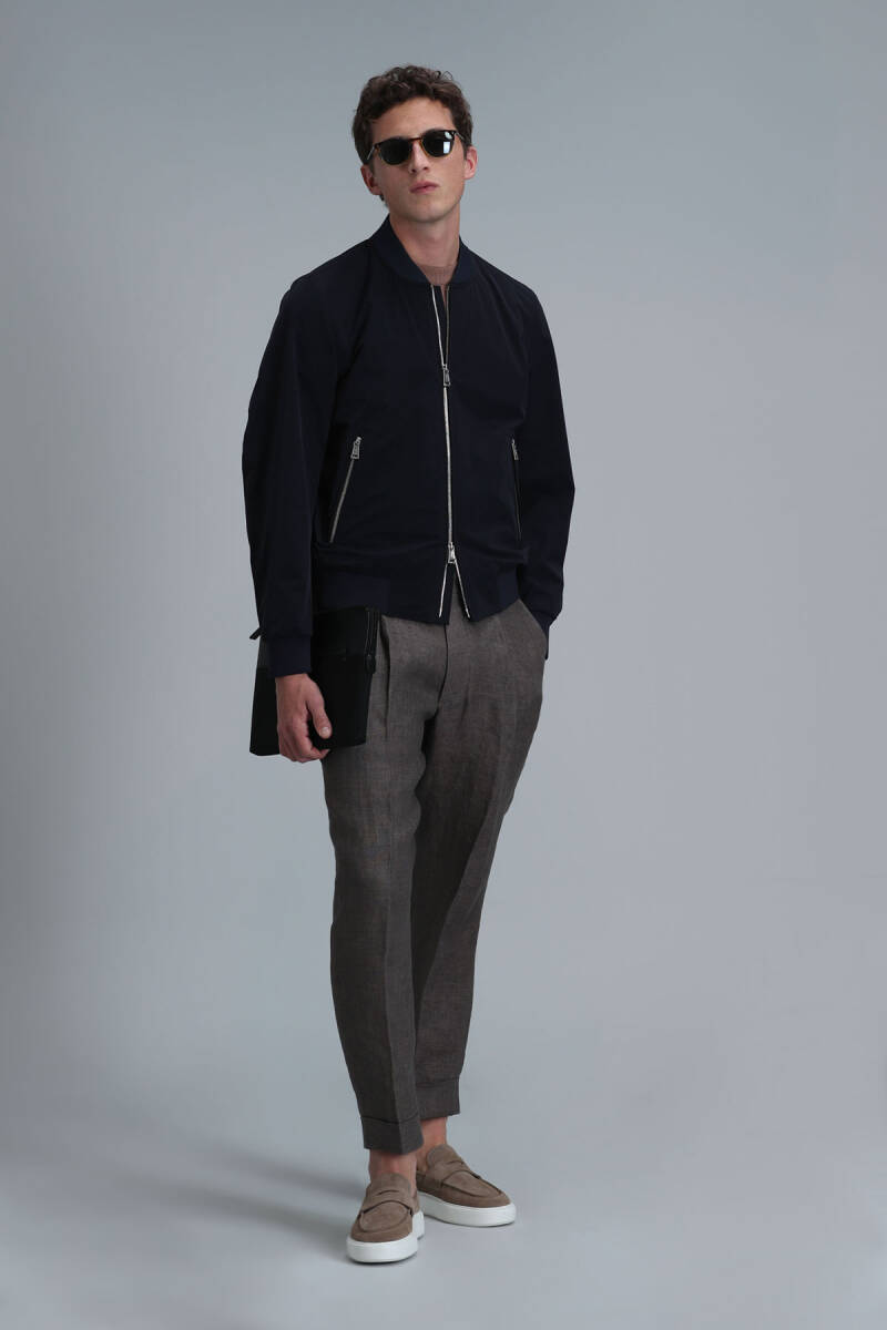 Roger Men's Coat Navy Blue - 2