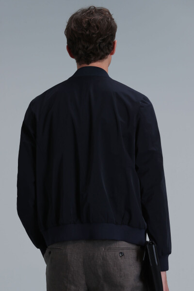 Roger Men's Coat Navy Blue - 6