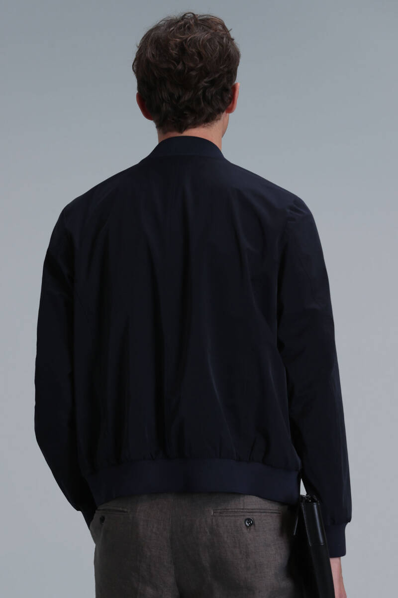 Roger Men's Coat Navy Blue - 6