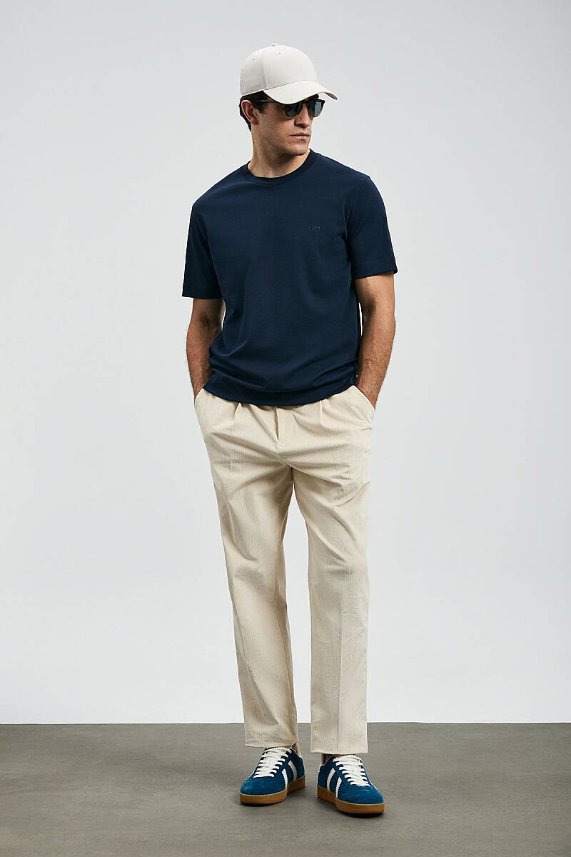 Roland Basic T-Shirt Navy - 2