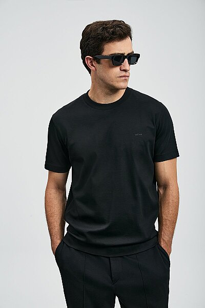 Roland Men’s Basic T-Shirt Black - 4