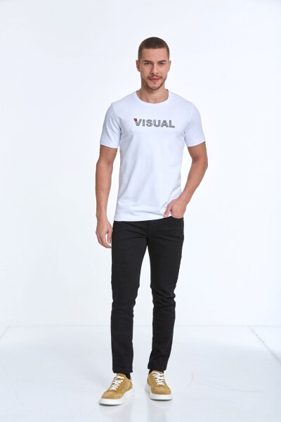 Rosa Printed Men's T-Shirt White - 2