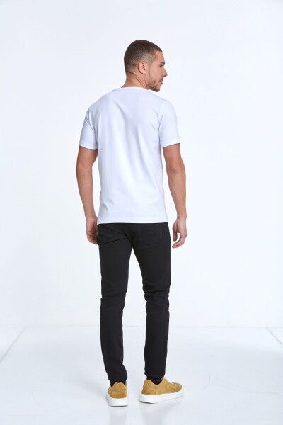 Rosa Printed Men's T-Shirt White - 5