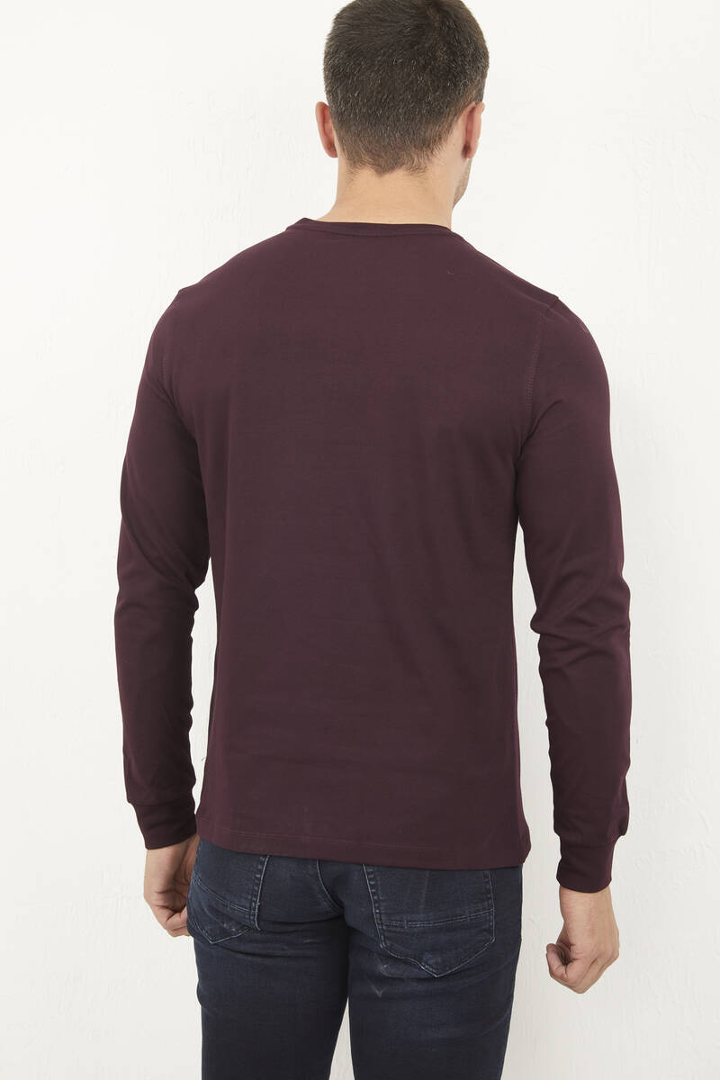 Round Neck Basic Sweatshirt
