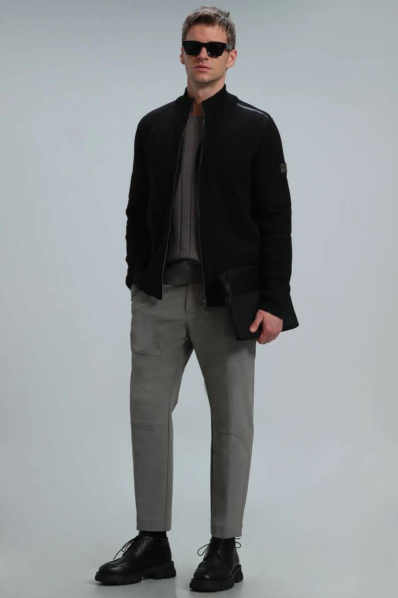 Royal Men's Cardigan Black - 2