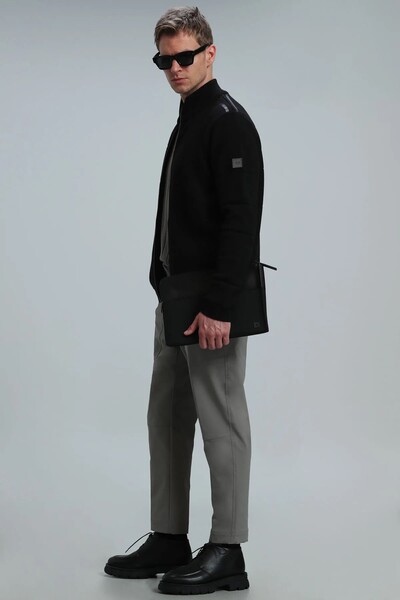 Royal Men's Cardigan Black - 4