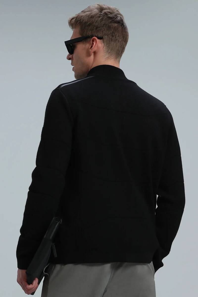 Royal Men's Cardigan Black - 6