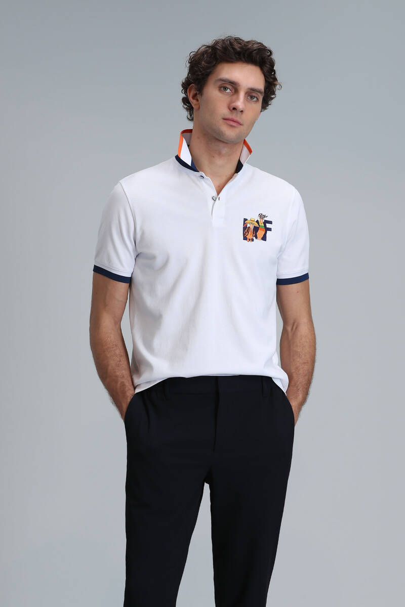 Ruby Smart Erkek Polo Tişört Beyaz - 1
