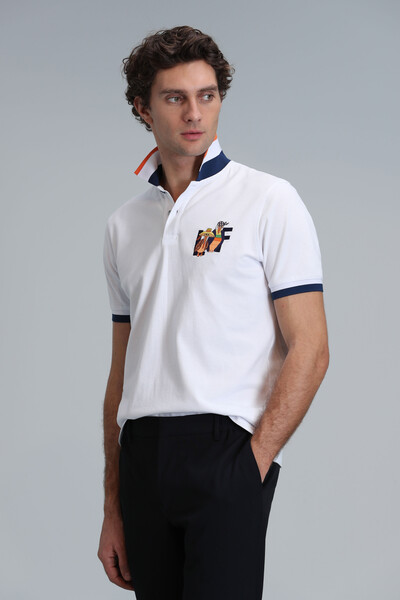 Ruby Smart Erkek Polo Tişört Beyaz - 3
