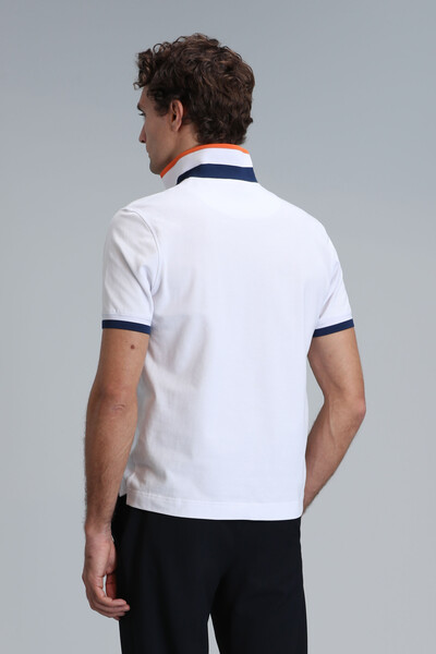 Ruby Smart Erkek Polo Tişört Beyaz - 6