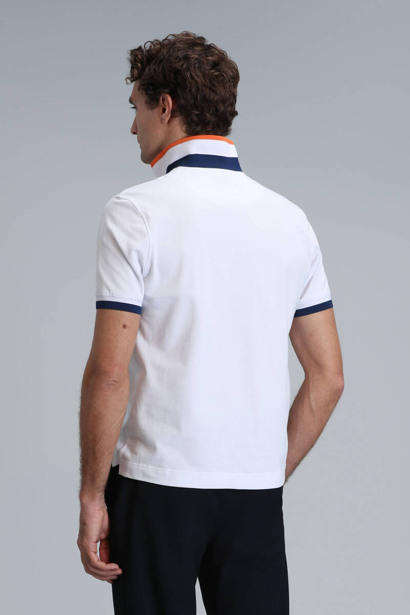 Ruby Smart Erkek Polo Tişört Beyaz - 6