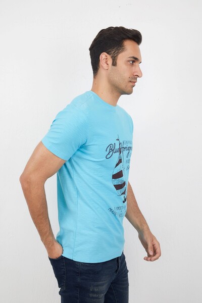 Rush Men's T-Shirt Light Blue - 2