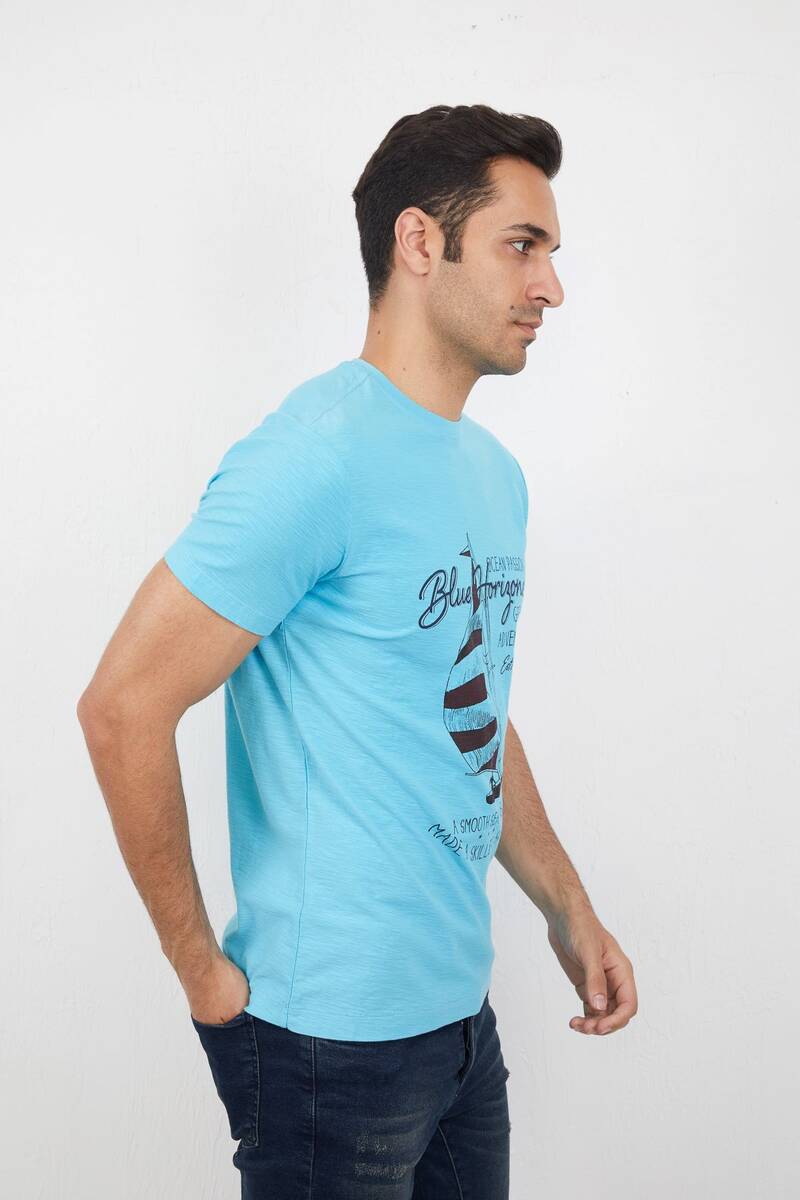Rush Men's T-Shirt Light Blue - 2