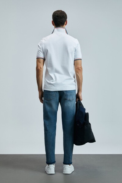 Sansa Smart Erkek Polo Tişört Beyaz - 6