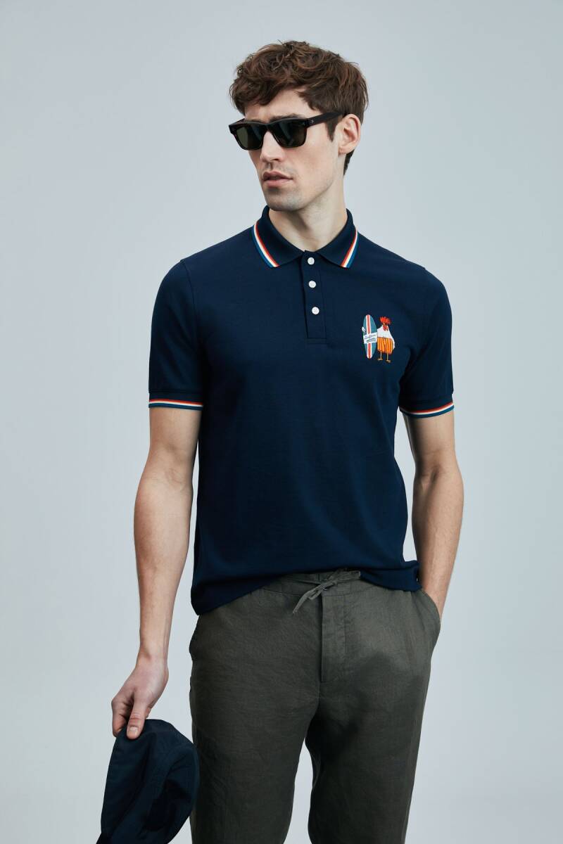 Sansa Smart Erkek Polo Tişört Lacivert - 2