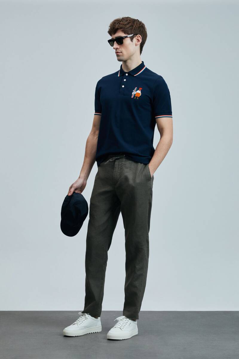 Sansa Smart Erkek Polo Tişört Lacivert - 4