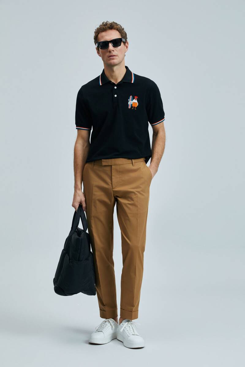 Sansa Smart Erkek Polo Tişört Siyah - 2