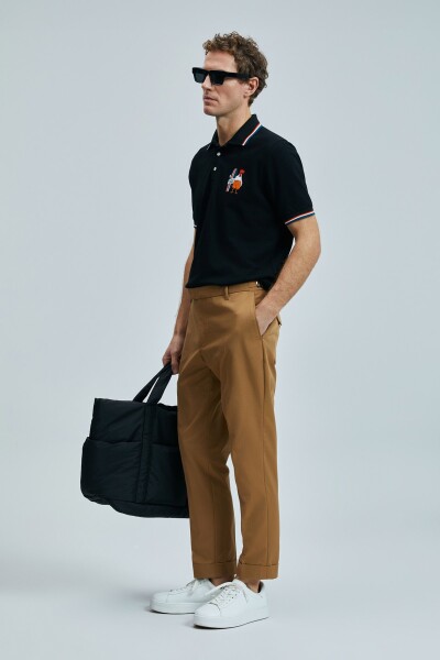 Sansa Smart Erkek Polo Tişört Siyah - 5