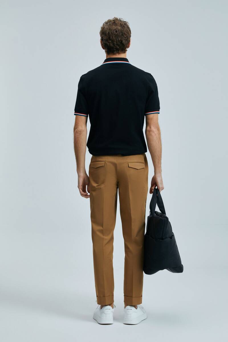 Sansa Smart Erkek Polo Tişört Siyah - 6