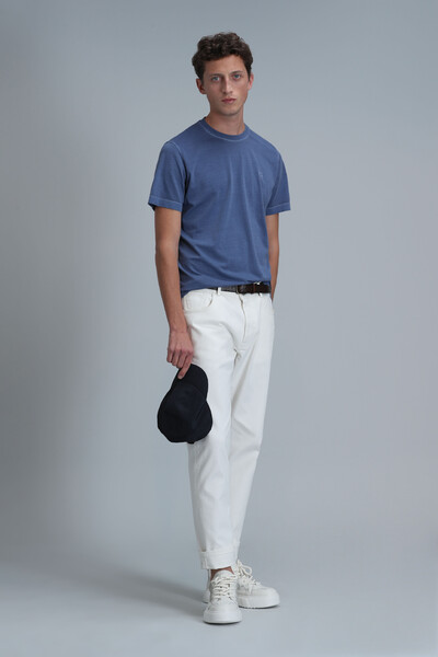 Sarder Men's Basic T-Shirt Blue - 2