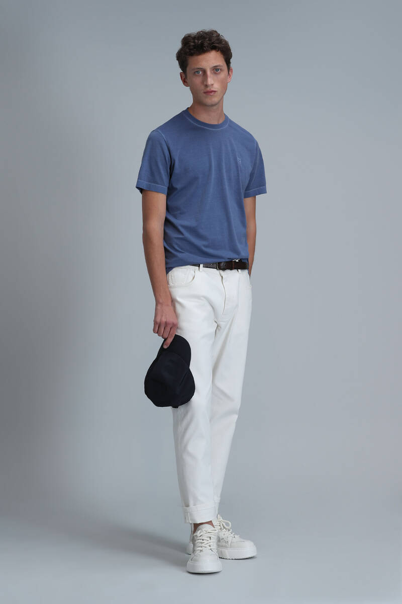 Sarder Men's Basic T-Shirt Blue - 2