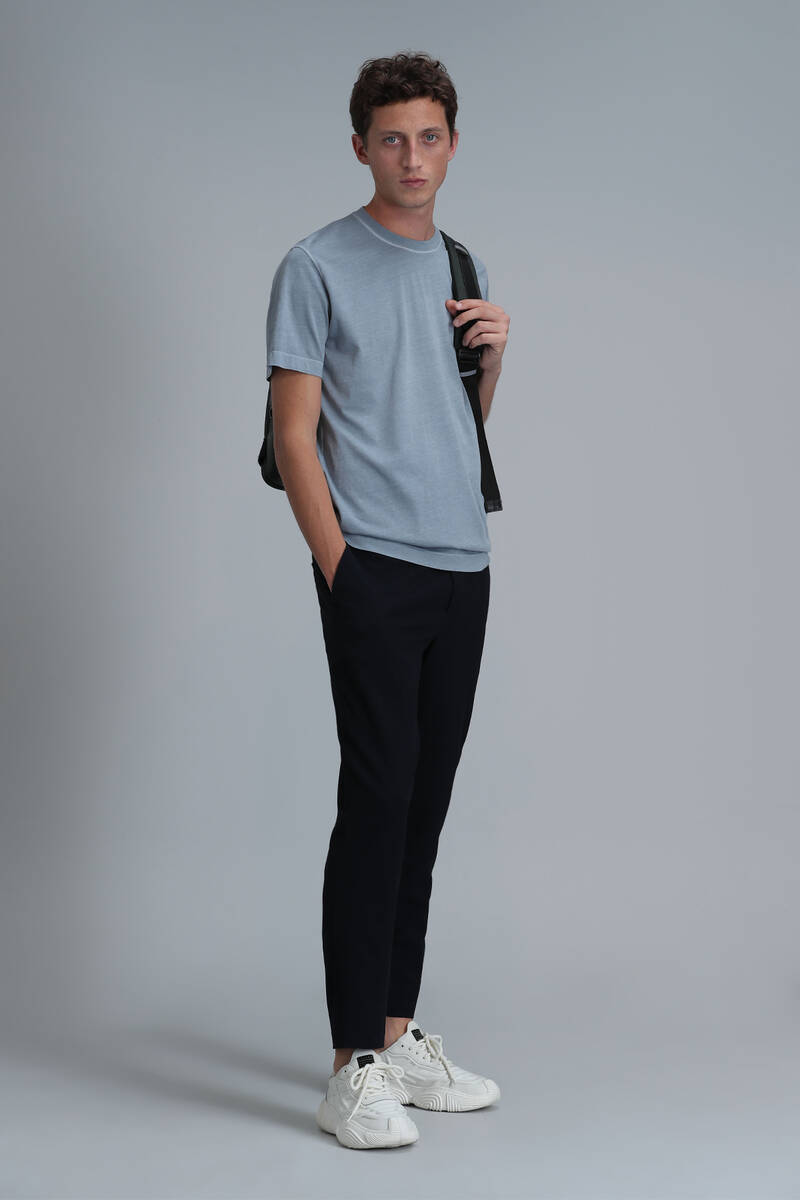 Sarder Men's Basic T-Shirt Water Green - 2
