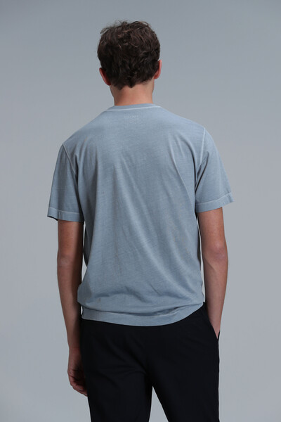 Sarder Men's Basic T-Shirt Water Green - 6