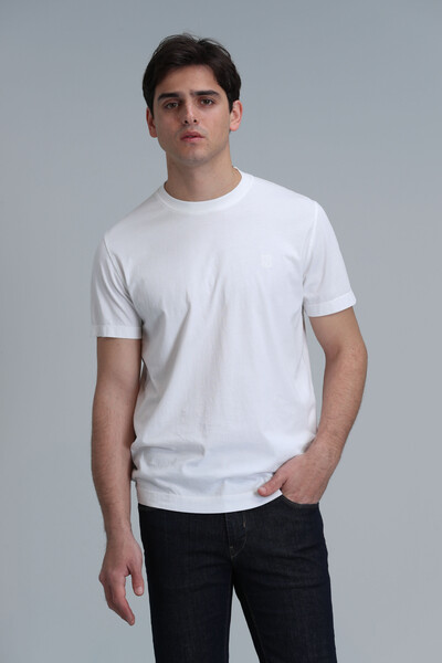 Sarder Men's Basic T-Shirt White - 1