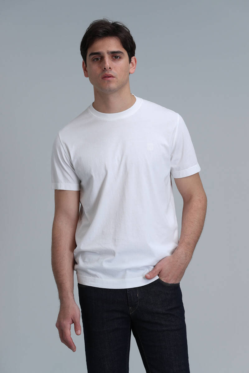 Sarder Men's Basic T-Shirt White - 1