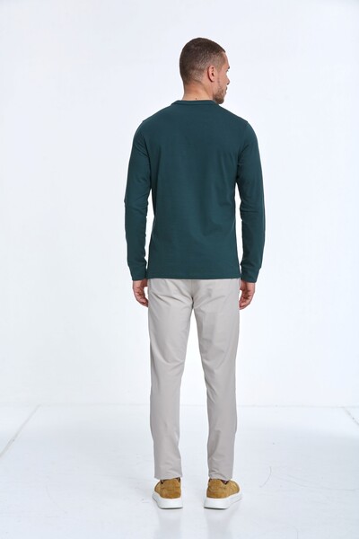 Scorpio Men's Long Sleeve T-Shirt Green - 4