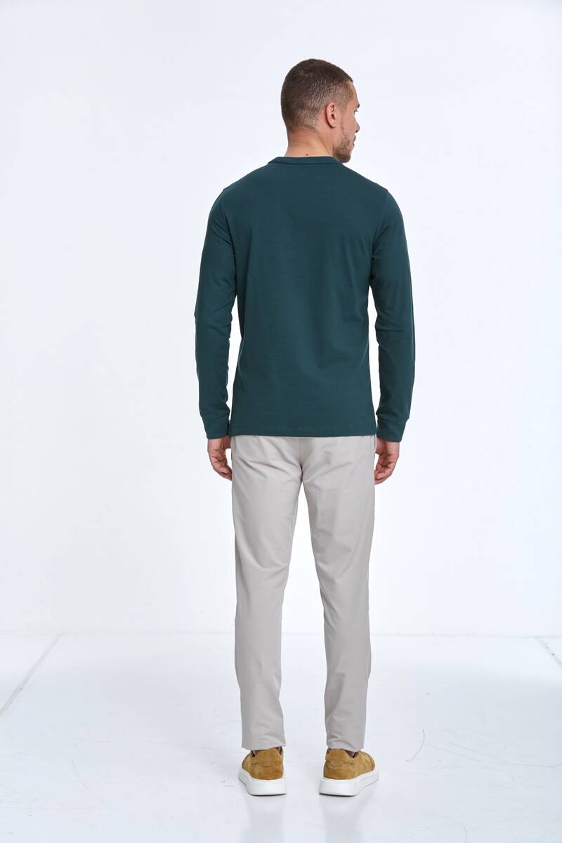 Scorpio Men's Long Sleeve T-Shirt Green - 4