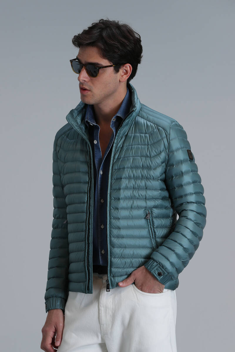 Sergio Men's Coat Green - 1