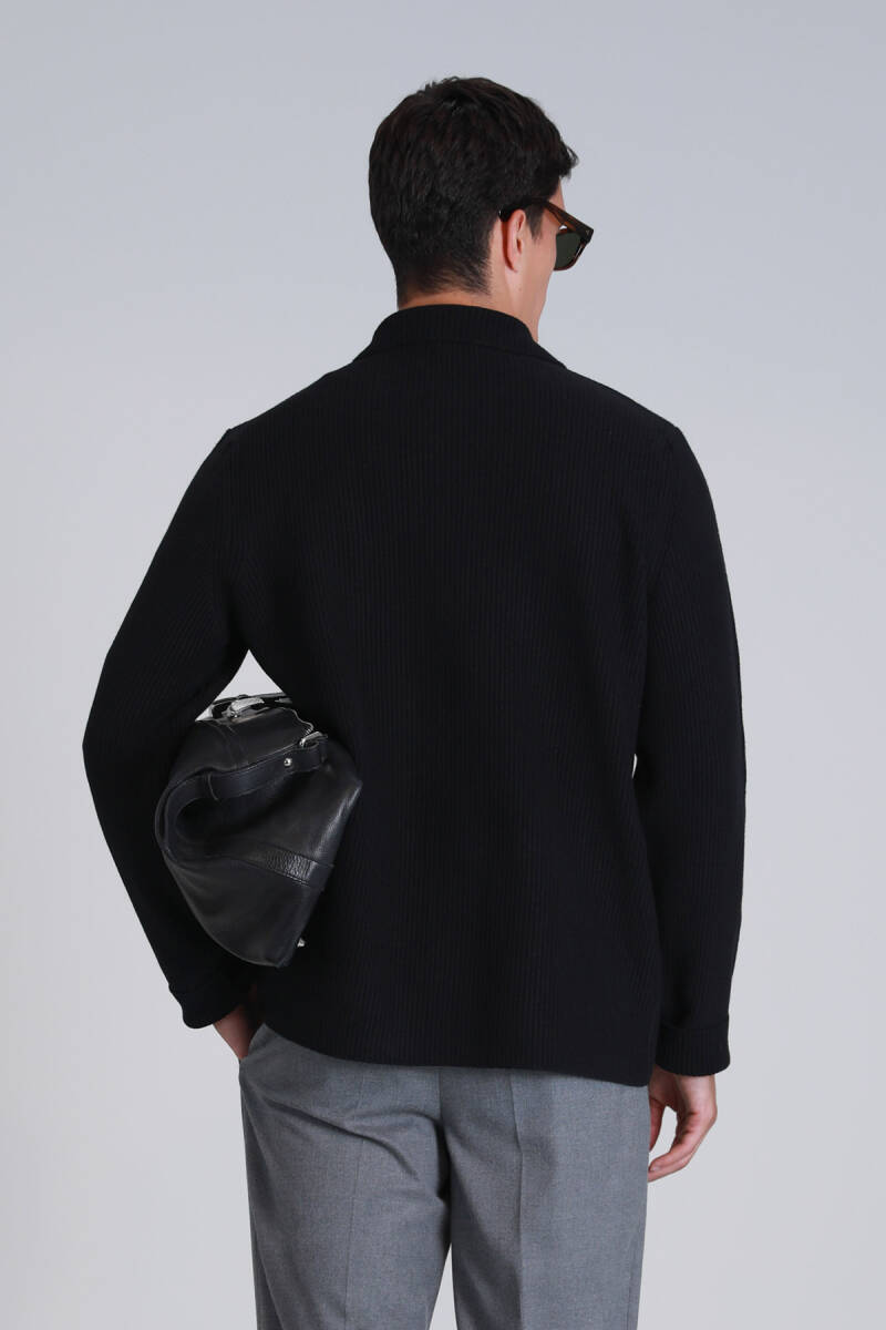 Shay Erkek Hırka Siyah - 6