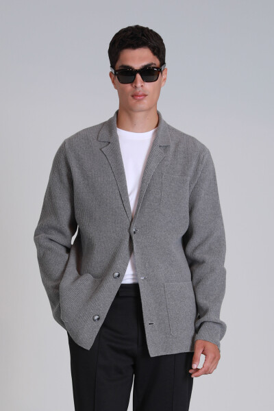 Shay Men's Cardigan Mink - 3