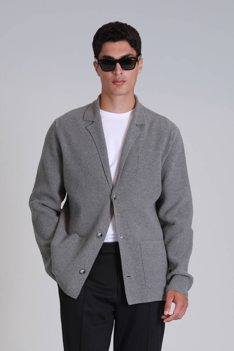 Shay Men's Cardigan Mink - 3