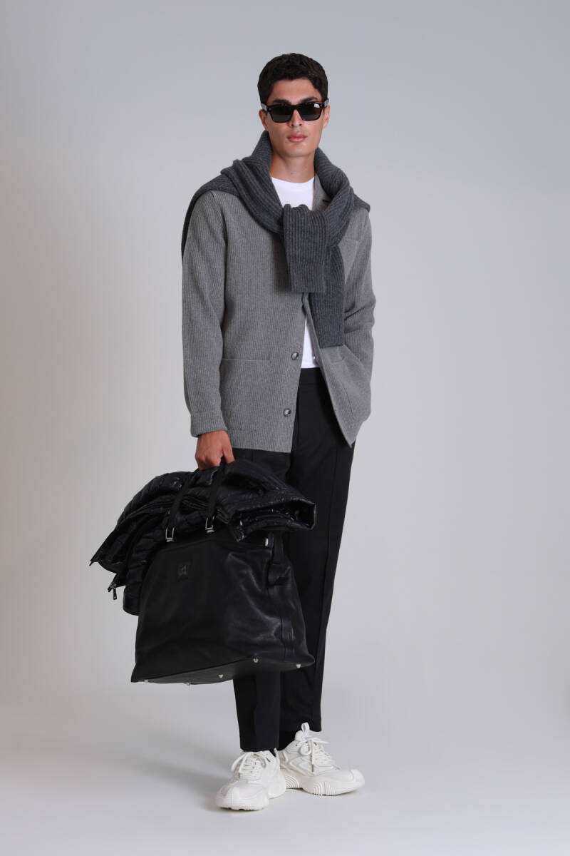 Shay Men's Cardigan Mink - 4